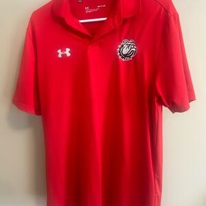 Under Armour Red Performance Polo Shirt - Gardner Webb (new logo)